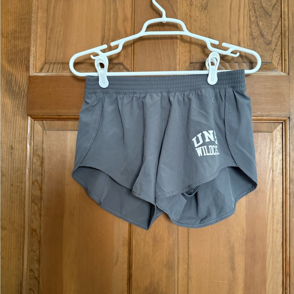 olive green unh wildcats champion shorts